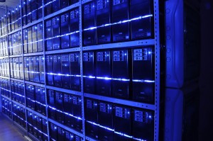 Een computer data centrum dat beheerd kan worden